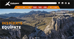 Desktop Screenshot of andesgear.com