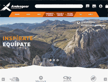 Tablet Screenshot of andesgear.com